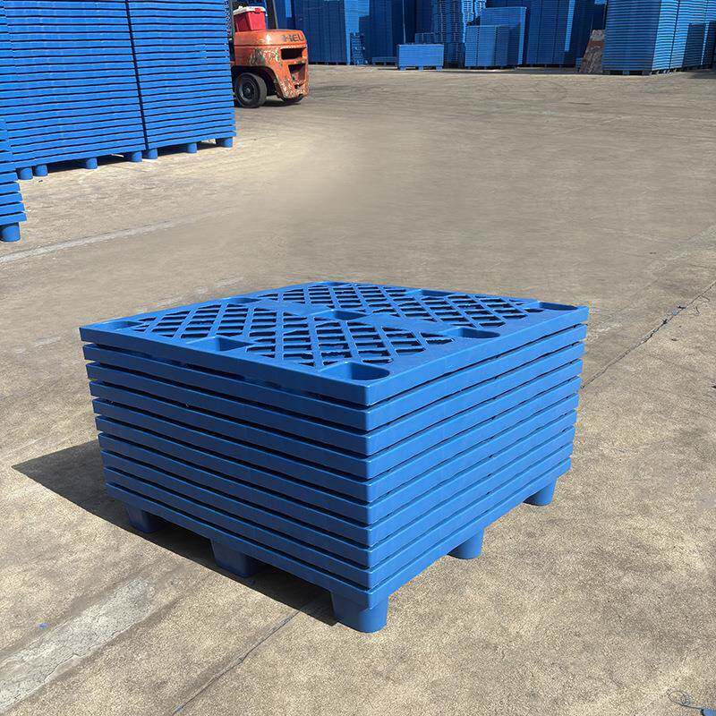格九脚网塑托盘物流专用叉车塑料板加厚塑胶板尺寸料可CSI托多选