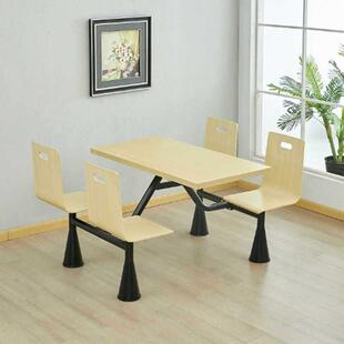 0000连体桌椅生学校食堂学桌餐桌工厂员工餐厅桌椅餐连体快餐椅组