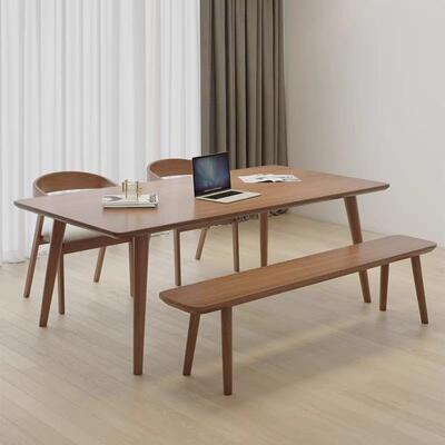 严选全实木大书桌简约家wyy20250用办卧条公电脑桌客厅长学习桌室