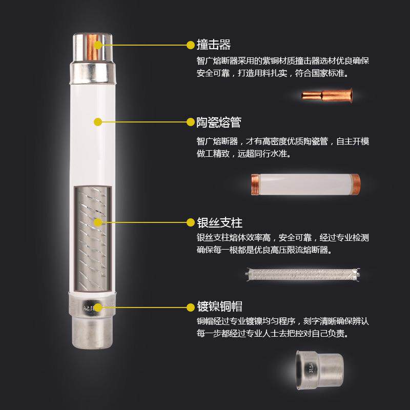 XRNT1熔高压限流断器3.6/7.2/XRNT1-1212/4/40.5V变压器2保护高K