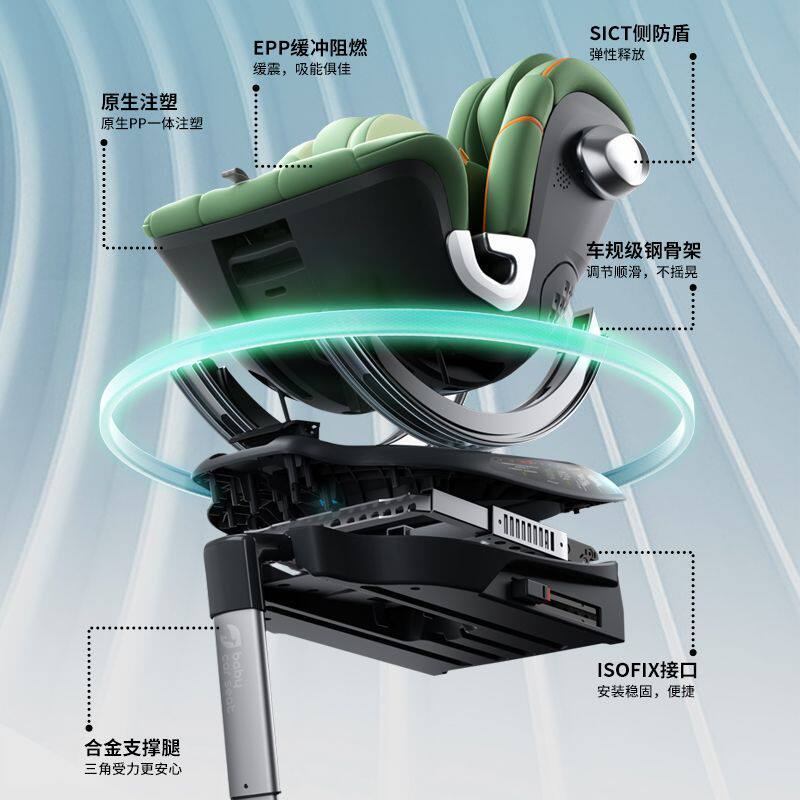 幻影pro安全座椅新生儿宝宝儿童360度旋转五点式安全座椅