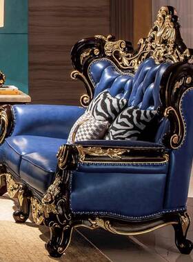 欧式沙发实木别墅沙户型发组客厅家HVZ具沙发茶大几电视柜合橡木