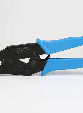 沃玛工具HS-TD02棘轮式同轴端子压线钳同轴接线钳压接钳