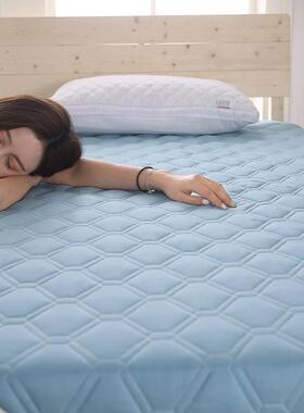 四季床单双人叠学生宿舍榻榻米子垫背睡垫折冬褥季加厚绒床CD001