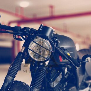 龙嘉V咖改装复古咖啡分离车把 分体车把 咖啡车把 降低车把