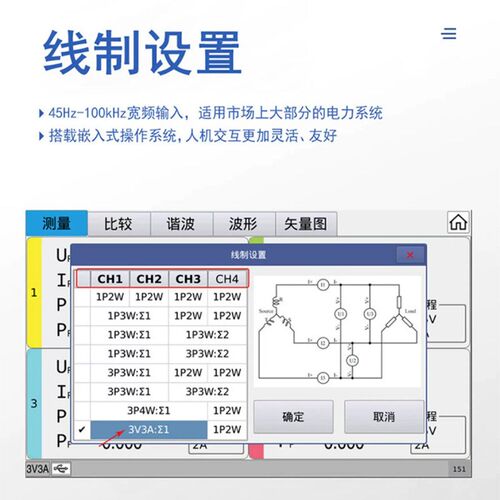 同惠TH3431,33,TH3434,TH3441,43,44高精度多通道数字功率计