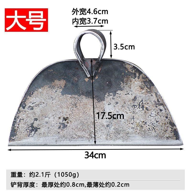 弹簧钢锻打锄头除草钉耙农具种菜种E地信宜锄头户外铲草锄头扇型