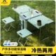 户外多功能保温箱自带折叠桌椅便携车载冷藏箱露营大容量摆摊冰桶