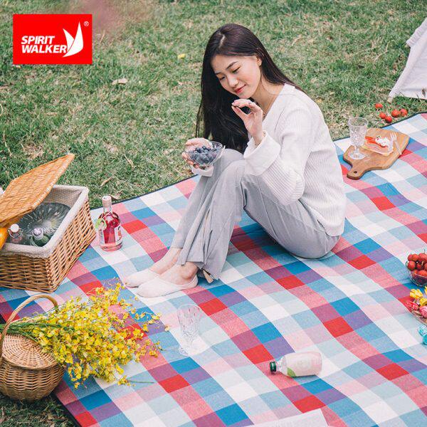 户外经典英伦格野餐垫防潮垫露营垫帐篷垫加大加厚防水草坪野餐布