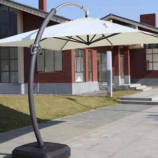 大型景区遮阳伞庭院伞花园吊伞户外罗马伞太阳伞哥伦布大弯杆