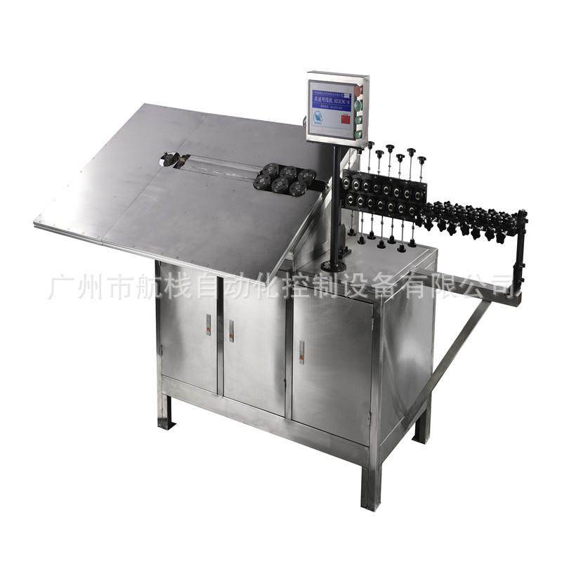 永康航栈牌纸巾收纳架自动折弯成型机卫生间卷纸支架数控弯线机