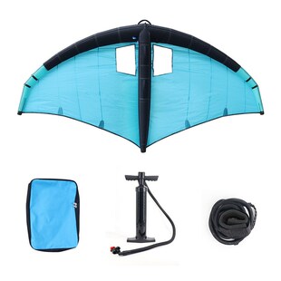 新款户外冲浪风翼滑雪无动力水翼板陆地滑板手持风筝冲浪助力风帆