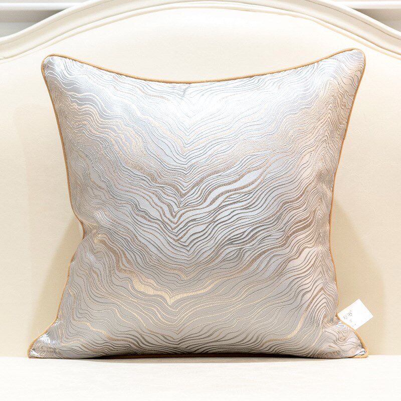 欧式轻奢高级抱枕客厅沙发靠垫大靠背床上睡觉腰靠枕头套