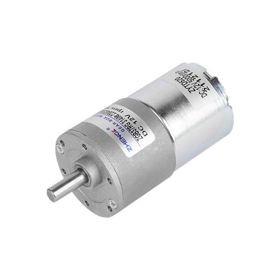 正科 ZGA37RG减速直流电机大力矩可调速电机正反转中心轴 12V 24V