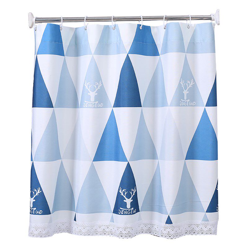 V45O浴室窗帘卫生间防水遮光帘防油厨房小窗帘洗手间短帘飘窗帘遮