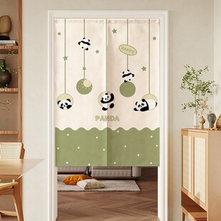 门帘隔断帘卧室房间家用卫生间厕所门口半帘厨房半截遮挡布帘子