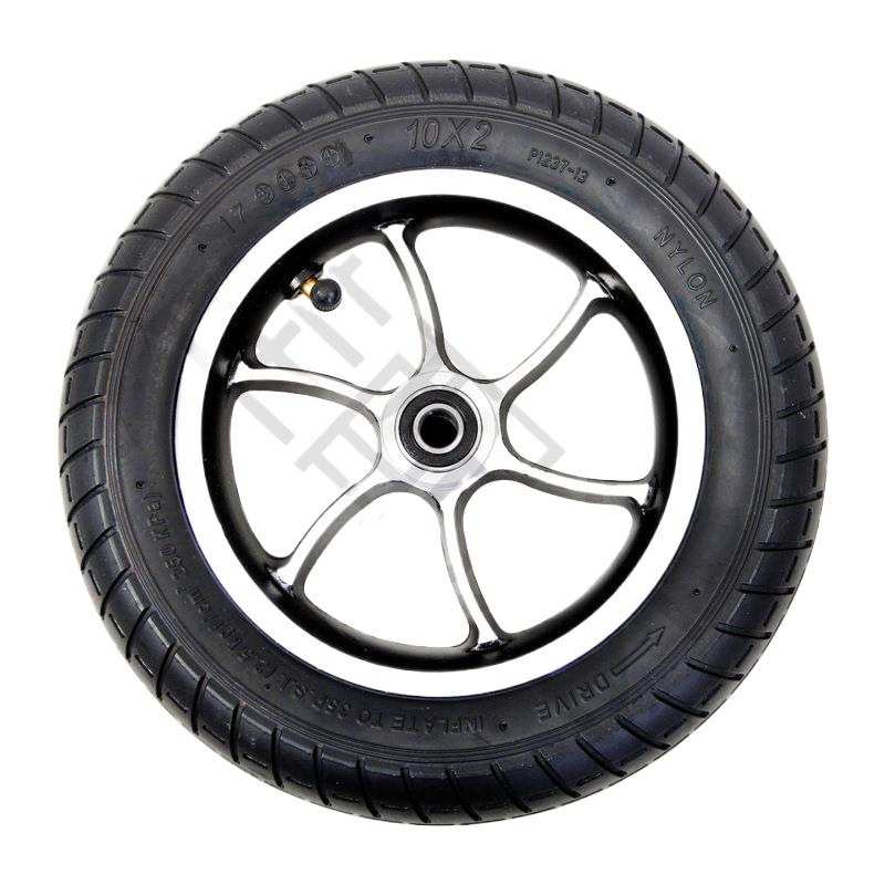 电动轮椅配件大全前轮轮子8寸200x50前小轮10寸10x2万向轮实心胎