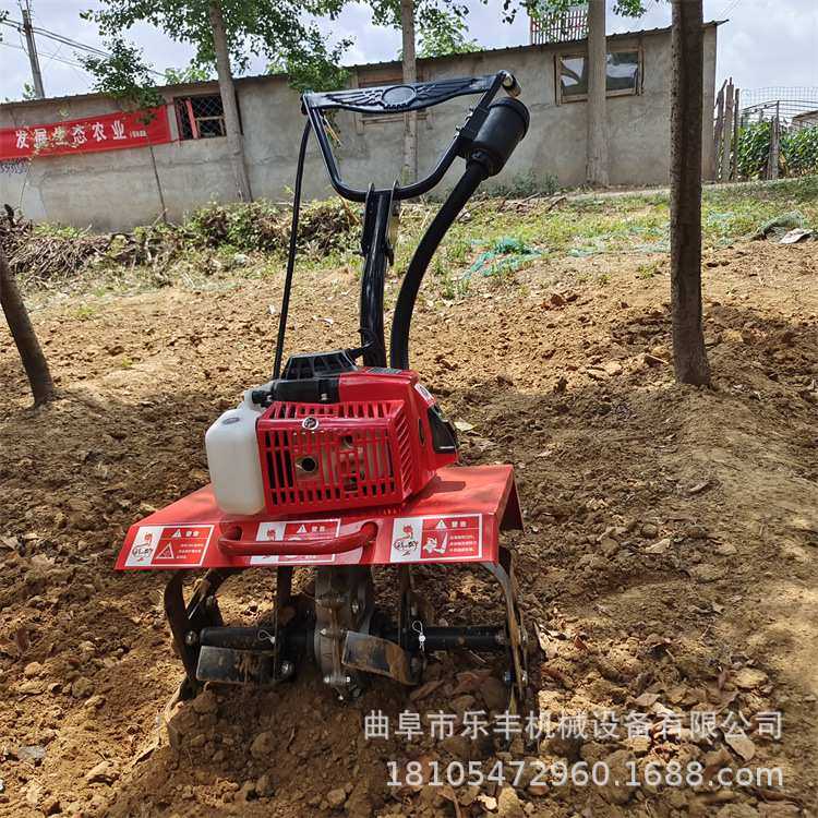 四驱后旋汽油旋耕机 农用果园微耕机 小型旋耕开沟除草机