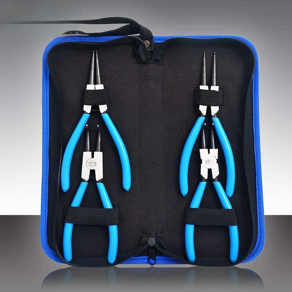 挡圈钳多功能卡环钳卡黄钳内外撑外直内直/外弯/内弯卡簧钳子