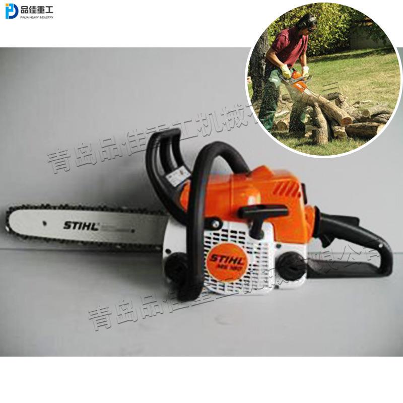 园林小型汽油锯 便携式果园树枝伐木设备 农用手提式链条锯树机