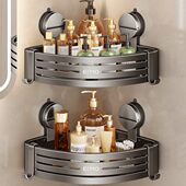 墙角置物架免打孔浴室三角架卫生间洗漱台壁挂厕所洗手间厨房收纳