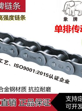 象牌高品质链条08A10A12A16A20A24A28A32A-1单排双排链条