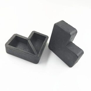 20*40方管塑料连接件 不锈钢型材件角码 黑色转角 直角双头免打孔