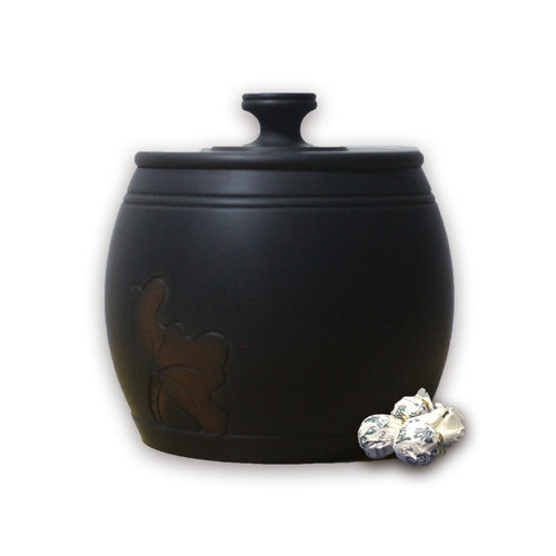 曼松王子山贡茶建水紫陶罐礼盒装