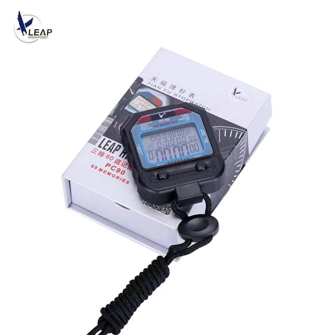天福秒表PC90三排60道 裁判专用运动码表高精准度显示表计时器