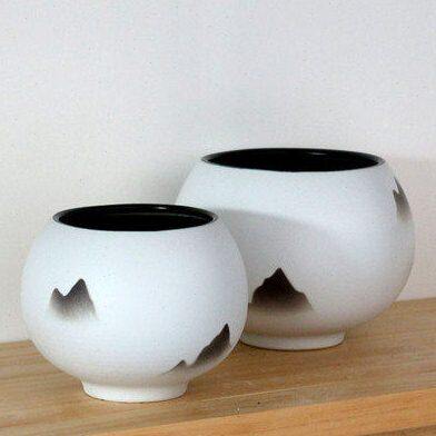 新中式花瓶花盆花艺客厅茶几餐桌插花陶瓷花器样板房售楼处装饰品