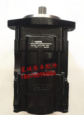 三一泵车齿轮泵 意大利CASAPPA凯斯帕一进两出齿轮泵KP30.34-A8K9