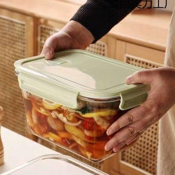 大容量玻璃保鲜盒泡菜带盖密封收纳盒大号储物省空间,收纳整理,首饰盒,淘宝优惠券,粉丝福利购,淘宝优惠卷