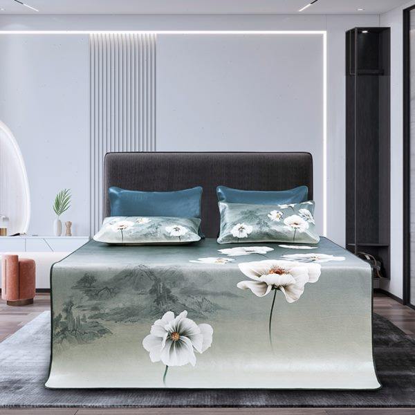 金山峡精品头层牛皮凉席加厚2米彩绘牛皮床垫双人真皮席子三件套,床上用品,牛皮席,淘宝优惠券,粉丝福利购,淘宝优惠卷