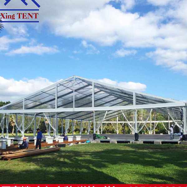 供应人字顶透明篷房铝合金展览篷房婚礼庆典餐厅阳光房可出口