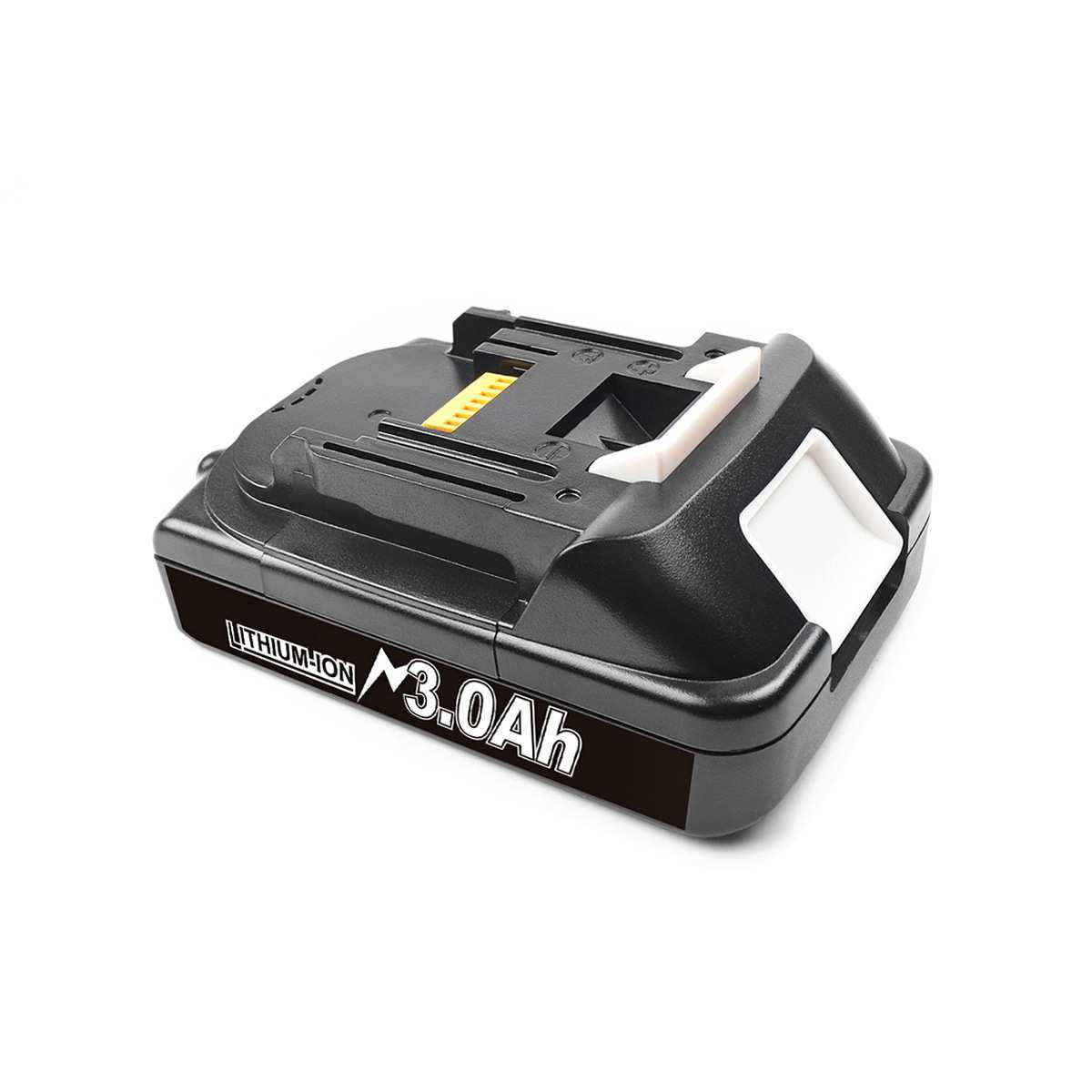 替代Makite 18V 锂电池BL1820 1850 1830带灯手电钻角磨机配件