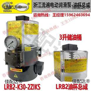 K20 3ZI浙江流遍电动油脂润滑泵LRB1 2ZI储油桶2ZKI油杯 K30 LRB2