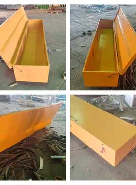 3米加长3.0mm加厚铁皮吊车工具箱户外工程防雨锈重型设备黄色专用