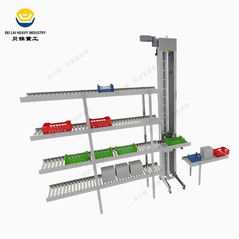 立体仓储物流用单立柱提升机小型滚筒式垂直输送单体载货升降机