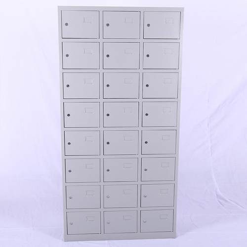 厂家直供18门更衣柜工厂宿舍员工储物柜鞋柜铁皮多门柜带锁可