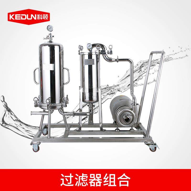 科顿过滤器组合微孔膜多芯不锈钢食品级顶入式水处理除菌