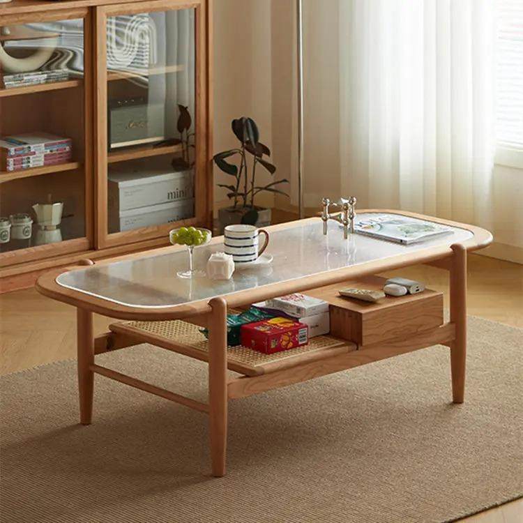 北欧实木茶几带抽屉樱桃木椭圆藤编玻璃面日式简约小户型原木茶桌,玩具/童车/益智/积木/模型,毛绒/玩偶/公仔/布艺类玩具,淘宝优惠券,粉丝福利购,淘宝优惠卷