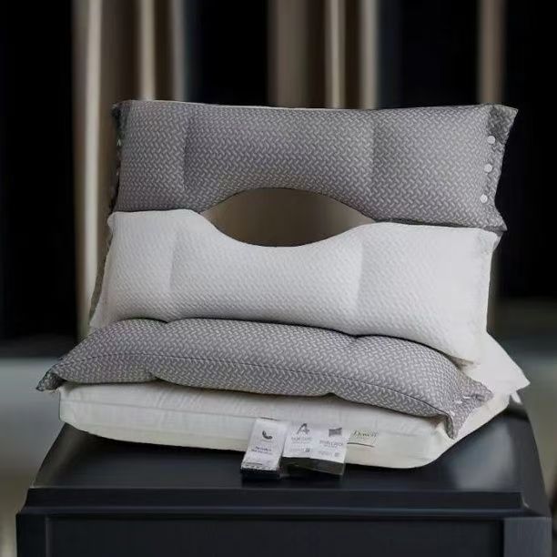 三合一双层枕头枕芯护颈椎助睡眠