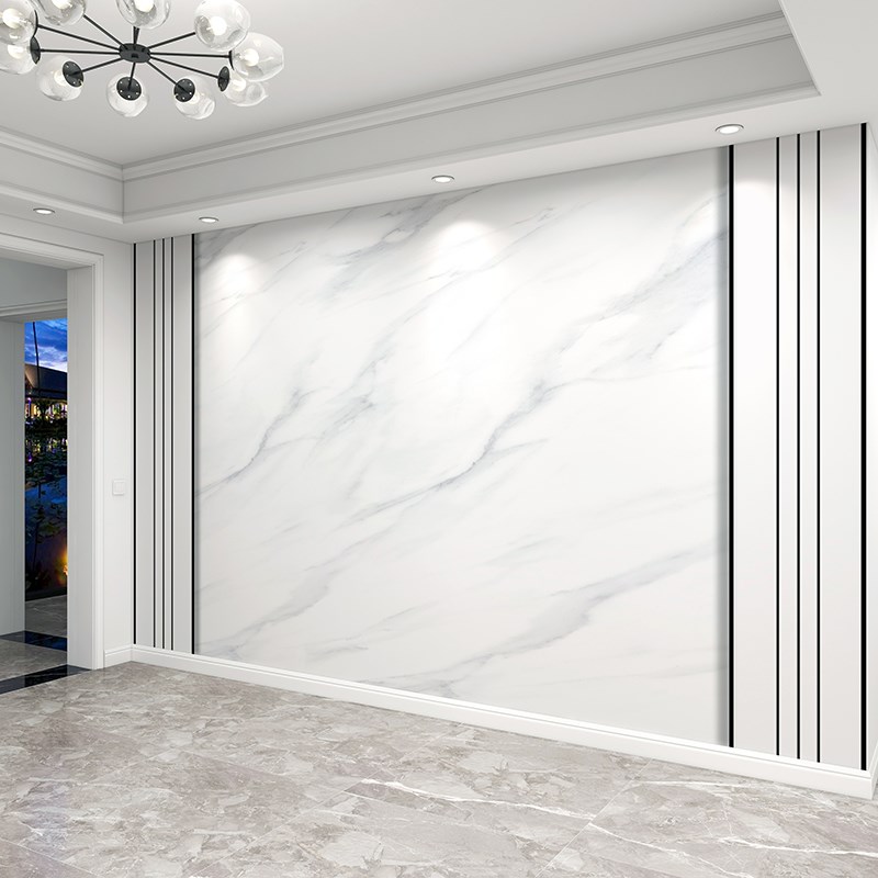 2024影视墙布j3D大理石纹客厅壁纸电视背景墙纸壁布高级感装饰壁