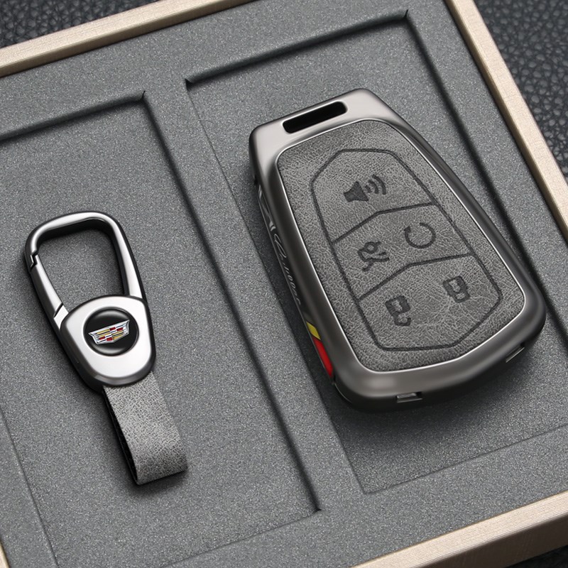 凯迪拉克XT5f钥匙套XT4 XT6 XTS包CT4 CT5 CT6高级感ATSL扣SRT GT