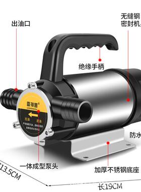 油水两用泵动226泵小型柴油正反转抽水泵1224电V2V20V吸泵自油水