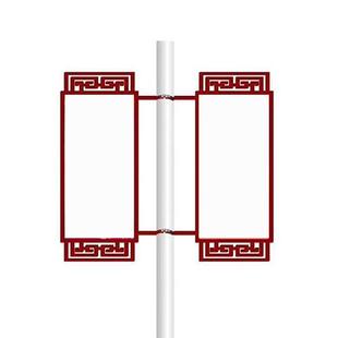 太阳能路灯杆灯箱广牌箱电线杆广牌双面户外道告旗676告灯箱灯发