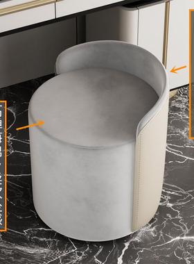 卧室轻化凳梳妆妆凳极jjt-33jl简网靠背梳妆台凳奢子家用红千鸟格