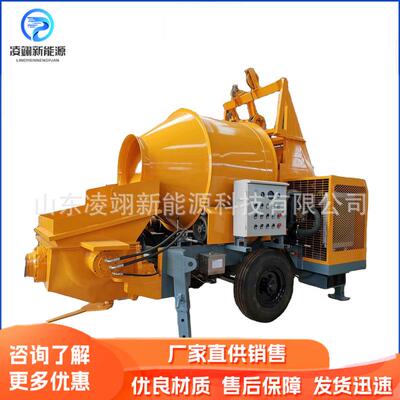 混凝土搅输浆泵大型砂TLB细石搅拌输送拌送一体机