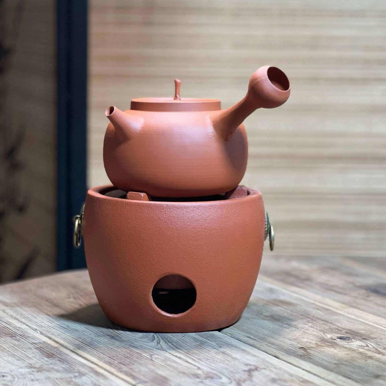 复古火炭炉煮茶炉粗陶碳炉煮茶器潮汕工夫茶炉耐高温防裂小火炉