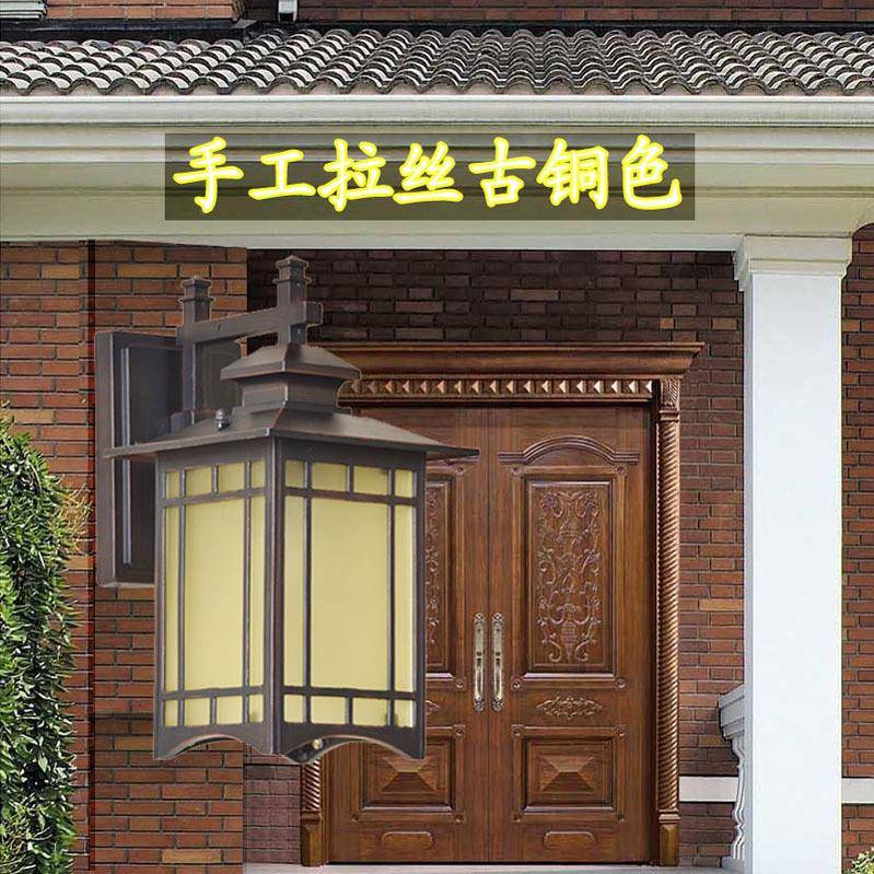 户外壁灯防XTY-010-庭过院道后院门厅走廊新水壁中式简约阳台灯小